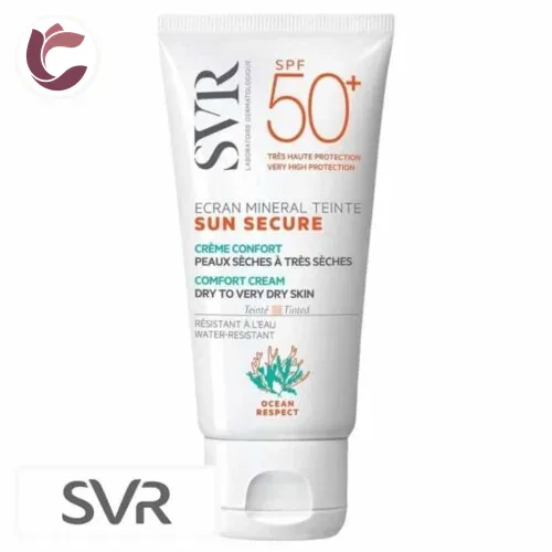 SVR Sun Secure Creme Minerale Teinte Toucher Sec Peau Seche a Tres Seche 60g