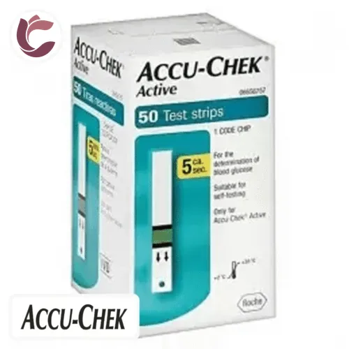 ACCU-CHEK Active Bandelettes Test de Glycemie 50u