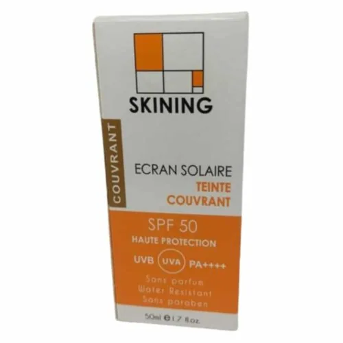 SKINING Ecran Solaire Teinte Couvrant SPF50 50ml