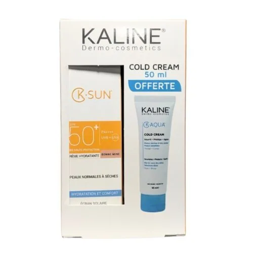 KALINE K.sun Ecran Bonne Mine PNS+Kaqua Cold Cr 50ml Pack