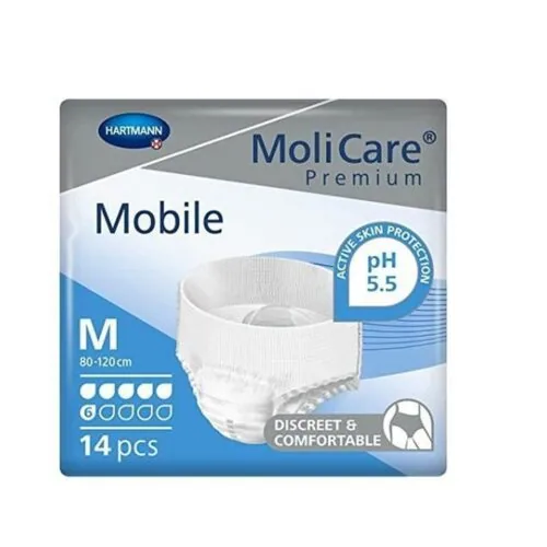 HARTMANN MOLICARE MOBILE SLIP ABSORBANT TAILLE M/jour X 14unites 915832