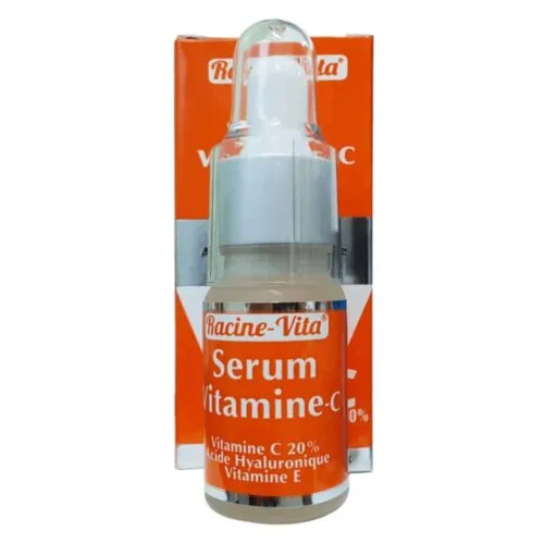RACINE-VITA Serum Vitamine C 20%, Acide Hyaluronique et Vitamine E 10ml
