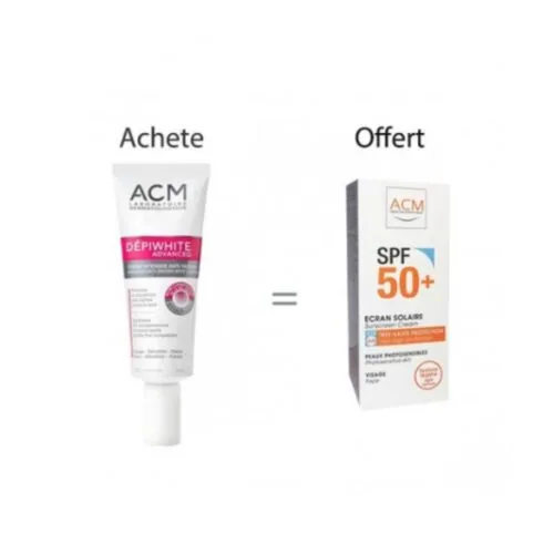 ACM Depiwhite Advanced Creme+Ecran Pack