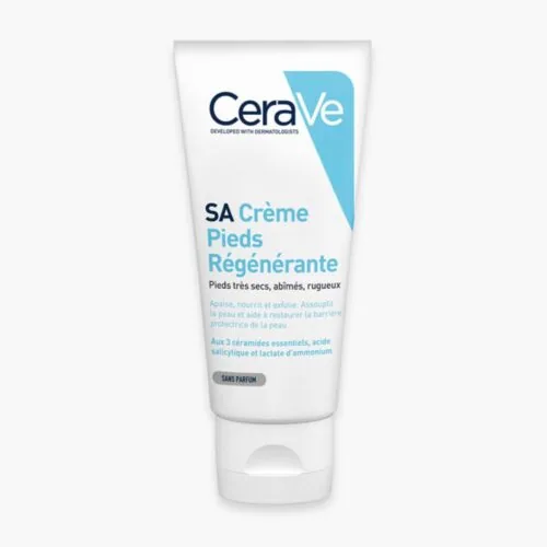 CERAVE SA Creme Pieds Regenerante Tres Secs, Abimes, Rugeux 88ml