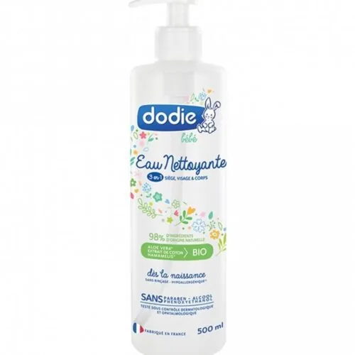 DODIE Eau Nettoyante 3 en 1 Flacon Pompe 500ml