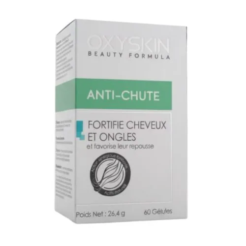 OXYSKIN Anti-Chute de Cheveux et Fortifiant Ongles 60 Gelules