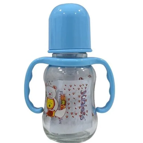 JUNIORS Biberons en Verre+Poignet PM 125ml