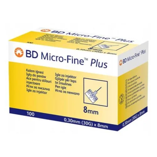 BD MICRO-FINE Plus Aiguille Insuline 30gx8mm 100u