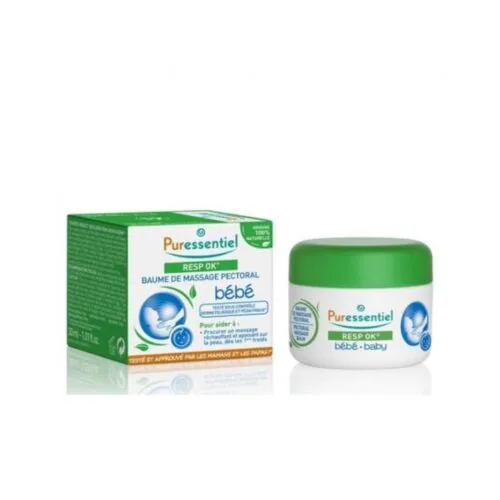 PURESSENTIEL Resp Ok Baume de Massage Pectoral Bebe Pot de 30ml