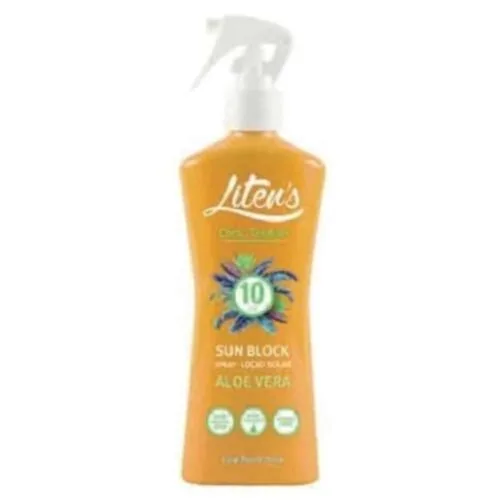 LITEN’S Spray Solaire a L’aloe Vera SPF10 250ml