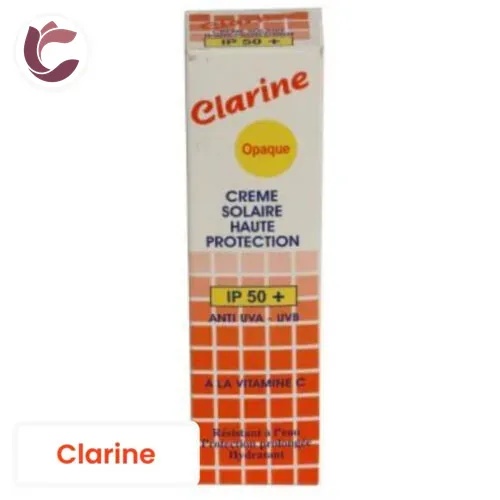 CLARINE Creme Solaire Teinte Opaque a la Vitamine C Ip50+ 25g
