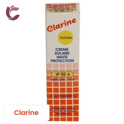 CLARINE Creme Solaire Teintee a la Vitamine C SPF50 25g