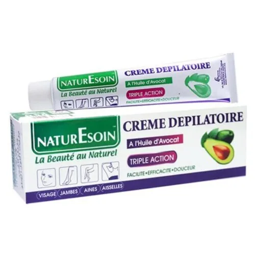 NATURESOIN Creme Depilatoire a L’huile D’avocat Triple Action 50ml