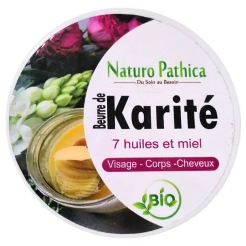 NATURO PATHICA Beurre de Karite 7 Huiles et Miel Bio 250g