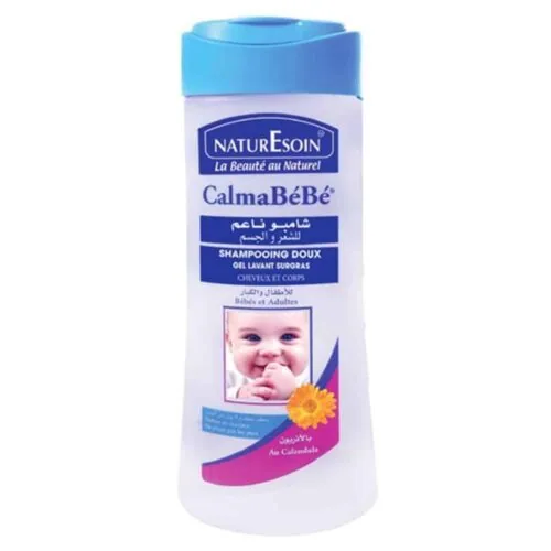 NATURESOIN Calmabebe Shampoing Doux et Gel Lavant Surgras 250ml
