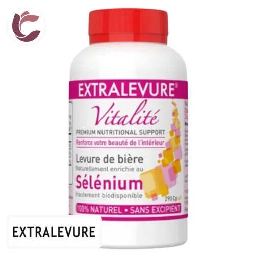 EXTRALEVURE Vitalite Levure de Biere au Selenium 290 Comprimes