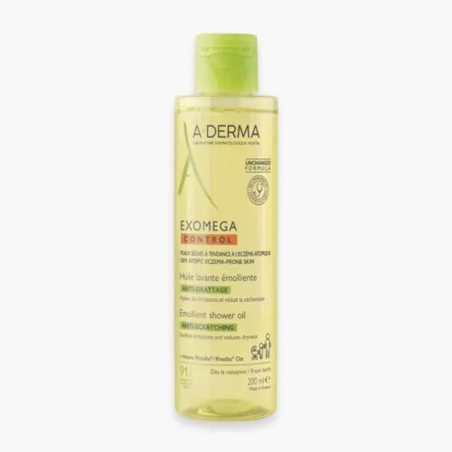 A-DERMA Exomega Control Huile Lavante Emolliente Anti-Grattage 200ml