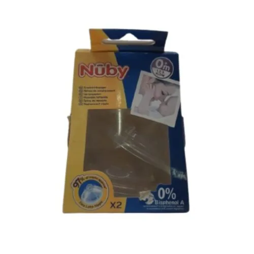 NUBY 2tetines de Remplacement Sft Flex +0m ID0018