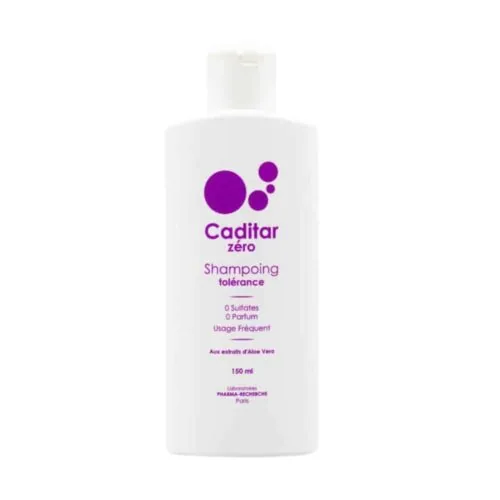 BIO-RECHERCHE Caditar Zero Shampoing Tolerance Usage Frequent sans Sulfates et Parfum 150ml
