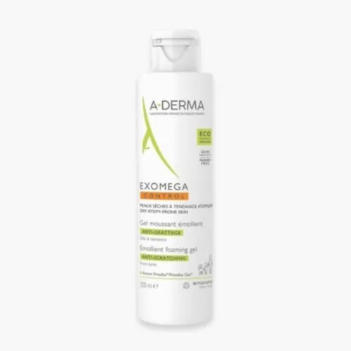 A-DERMA Exomega Control Gel Lavant Emollient Anti-Grattage 2en1 200ml