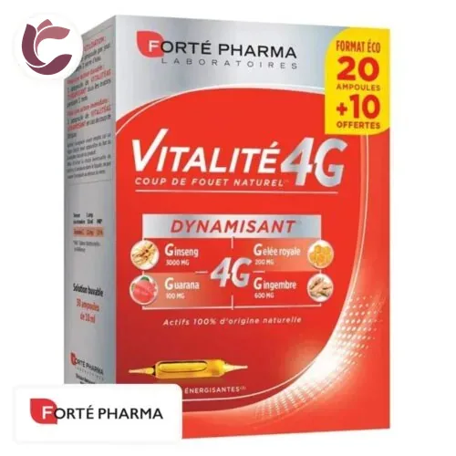 FORTE PHARMA Vitalite 4g Dynamisant Ampoules 30u