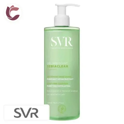 SVR Sebiaclear Gel Moussant Nettoyant sans Savon Purifiant Desincrustant 400ml