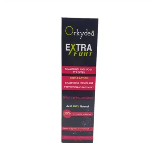 ORKYDEA Extra Fort Shampoig Anti-Poux et Lentes 125ml