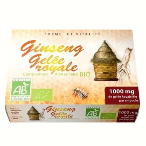 GPH DIFFUSION Ginseng Gelee Royale Bio 20 Ampoules 1000mg