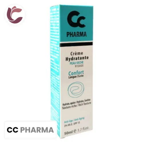CC PHARMA Creme Hydratante Confort Longue Duree SPF15 50ml