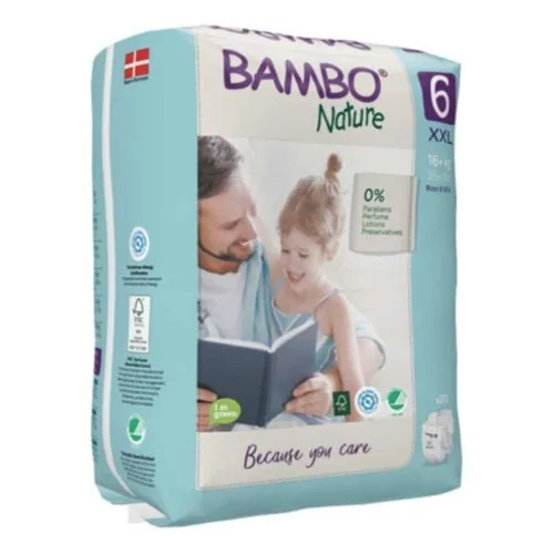 BAMBO NATURE Couches N°6 Xxl 16+Kg 40u