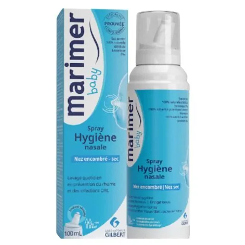 MARIMER Baby Spray Hygiene Nasale Nez Encombre et Sec 100ml