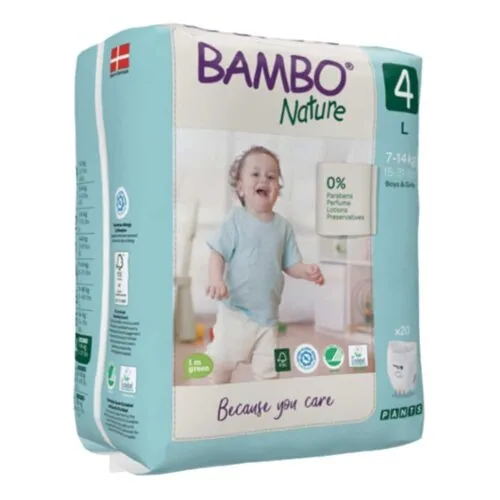 BAMBO NATURE Culottes D’apprentissage N°4L 7-14kg 20u