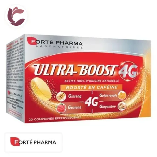 FORTE PHARMA Ultra-Boost 4g Booster en Cafeine 20 Comprimes