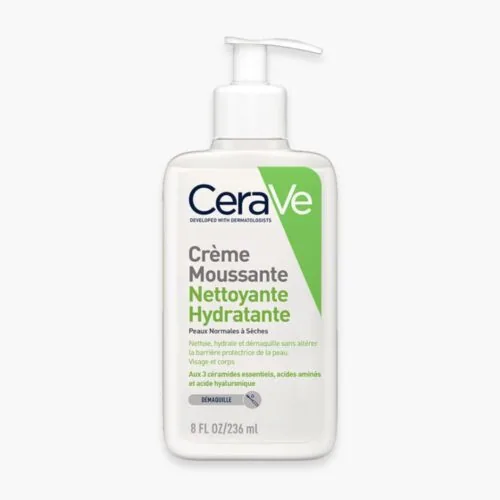 CERAVE Creme Moussante Nettoyante Hydratante Peau Normale a Seche 236ml