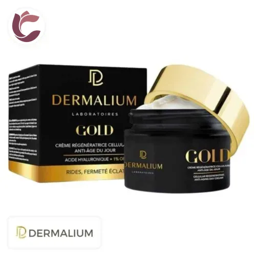 DERMALIUM Gold Creme Regenaratrice Cellulaire Anti-Age du Jour 50ml
