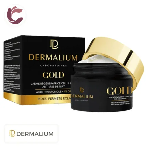 DERMALIUM Gold Creme Regenaratrice Cellulaire Anti-Age de Nuit 50ml