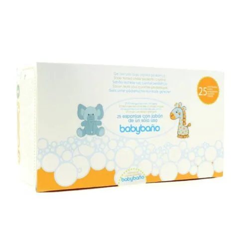 BEGOBANO Eponge Savonneuse Baby Bano 25 uni