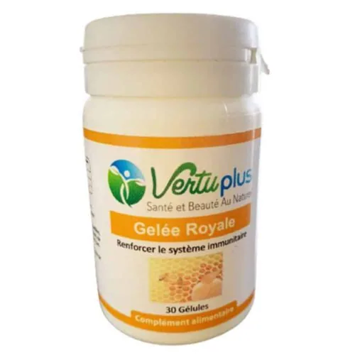 VERTUPLUS Gelee Royale Systeme Immunitaire 30 Gelules