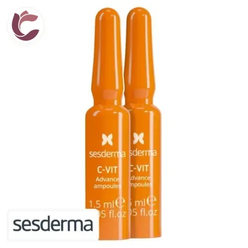 SESDERMA C-Vit Ampoules Serum Intensif Antiox Booster Eclat 10×1. 5ml