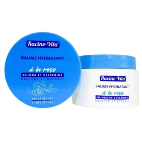 RACINE-VITA Baume Hydratant a la Rose, Jojoba et Glycerine 150g
