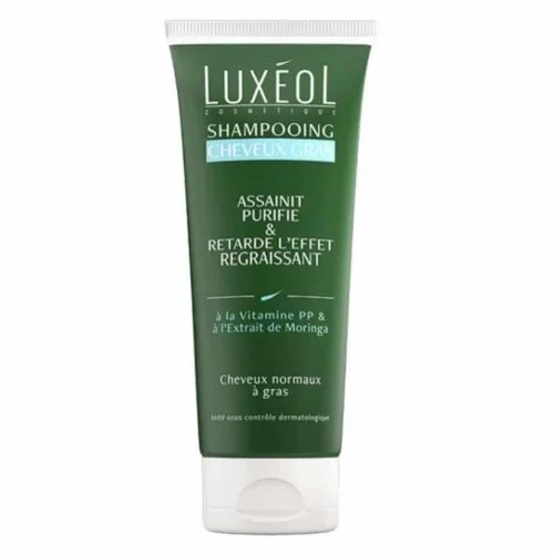 LUXEOL Cheveux Gras Shampoing Assainit et Purifie 200ml