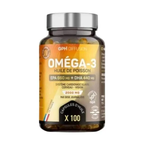 GPH DIFFUSION Omega 3 505mg 200 Capsules