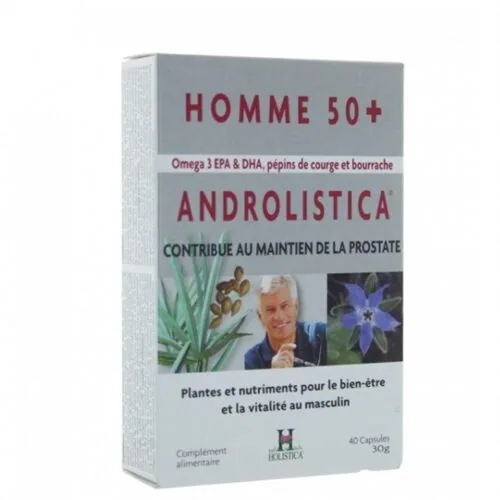 HOLISTICA ANDROLISTICA HOMMES 50+ Confort Urinaire 40 CAPSULES