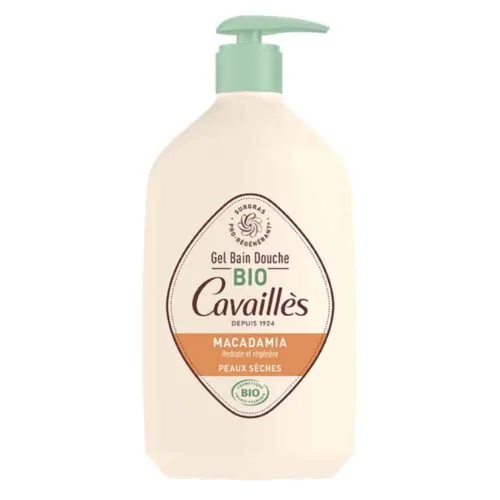 CAVAILLES Gel Bain Douche Bio Macadamia 1l