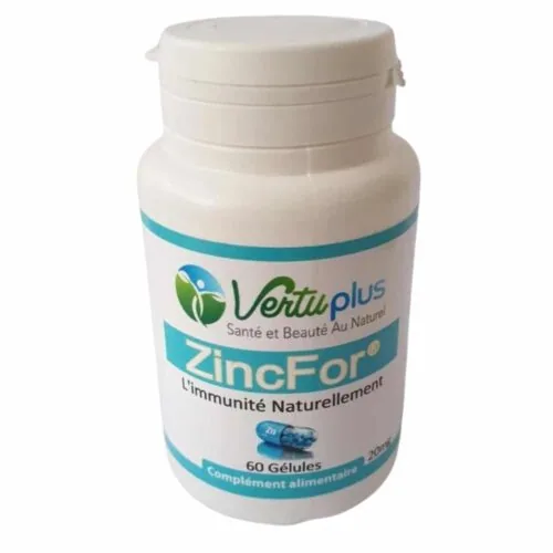 VERTUPLUS Zincfor Imunite 60 Gelules