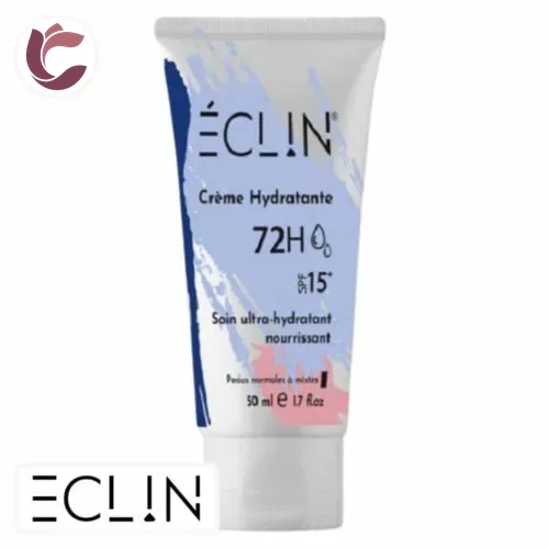 ECLIN Creme Hydratante 72h Peau Normale a Mixte SPF15+ 50ml