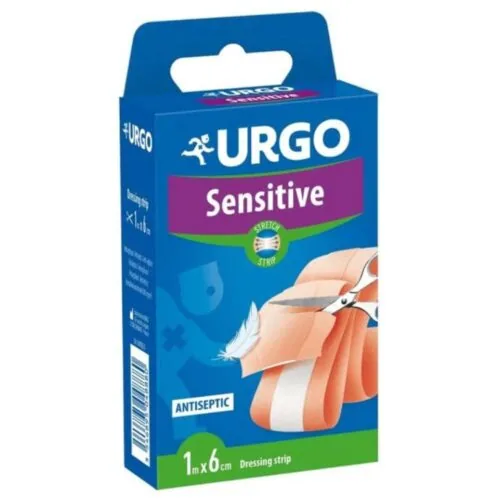 URGO Bande/pansement Sensitive Stretch 1mx6cm 1u