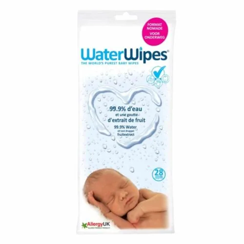 WATERWIPES Lingettes pour Bebes a Base D’eau 28u