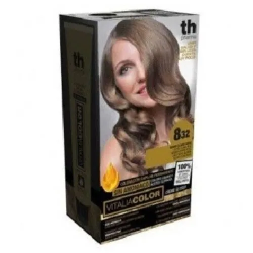 TH-PHARMA Vitalia Color Coloration Capillaire sans Ammoniac Th-Pharma N 8.32 Blond Clair Beige