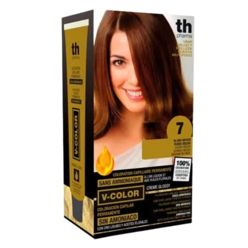 TH-PHARMA Vitalia Color Coloration Capillaire sans Ammoniac Th-Pharma N 7.0 Blond Moyen